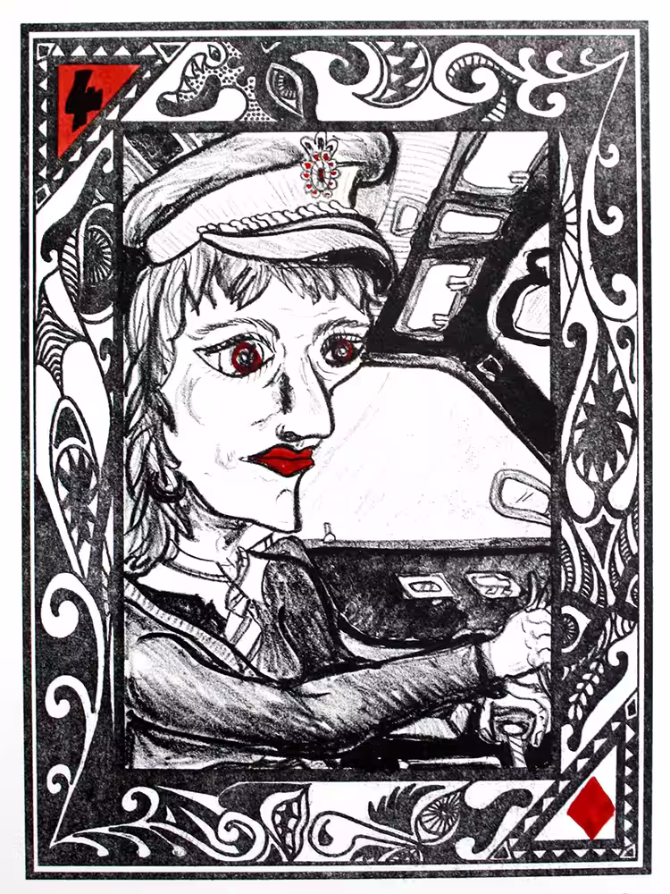 Four of Diamonds by Fernando Feijoo