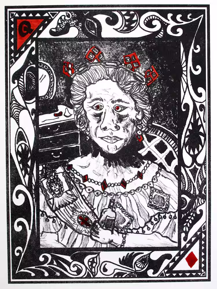 Queen of Diamonds by Fernando Feijoo