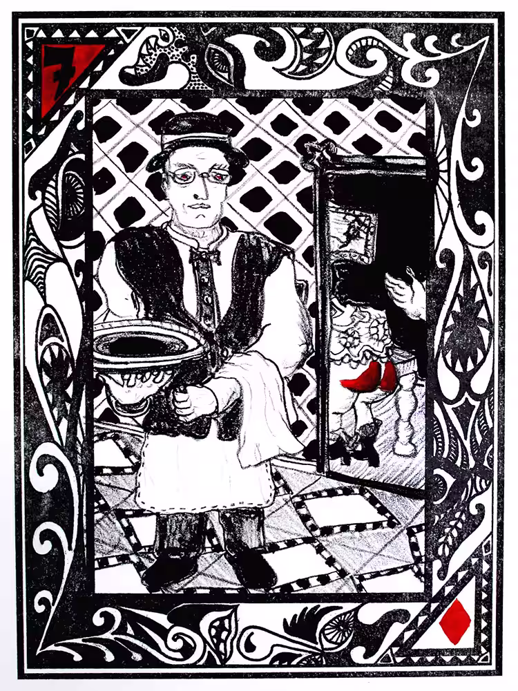 Seven of Diamonds by Fernando Feijoo