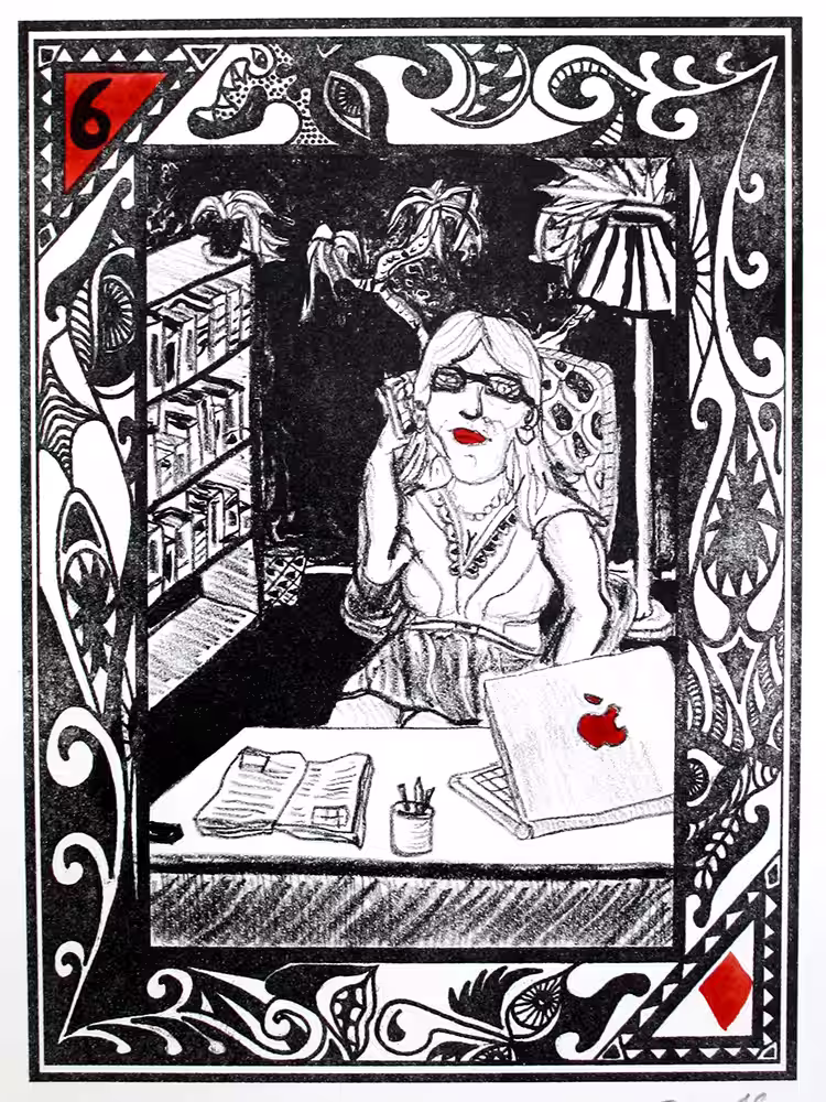 Six of Diamonds by Fernando Feijoo